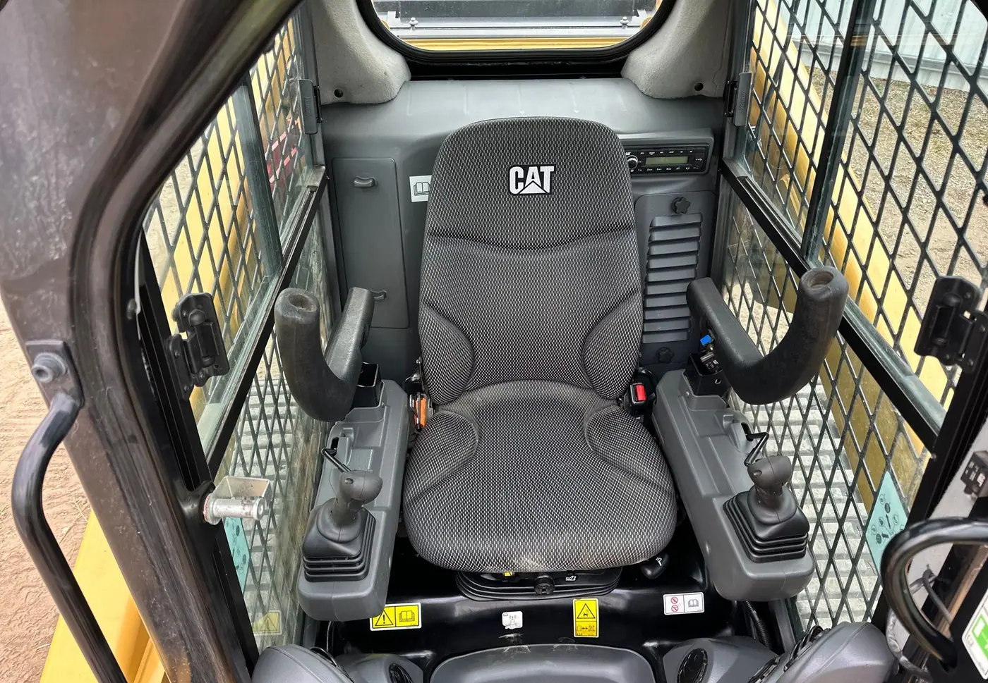 Detailed view of 2023 Caterpillar 289D3 Tracked Skid Steer Loader